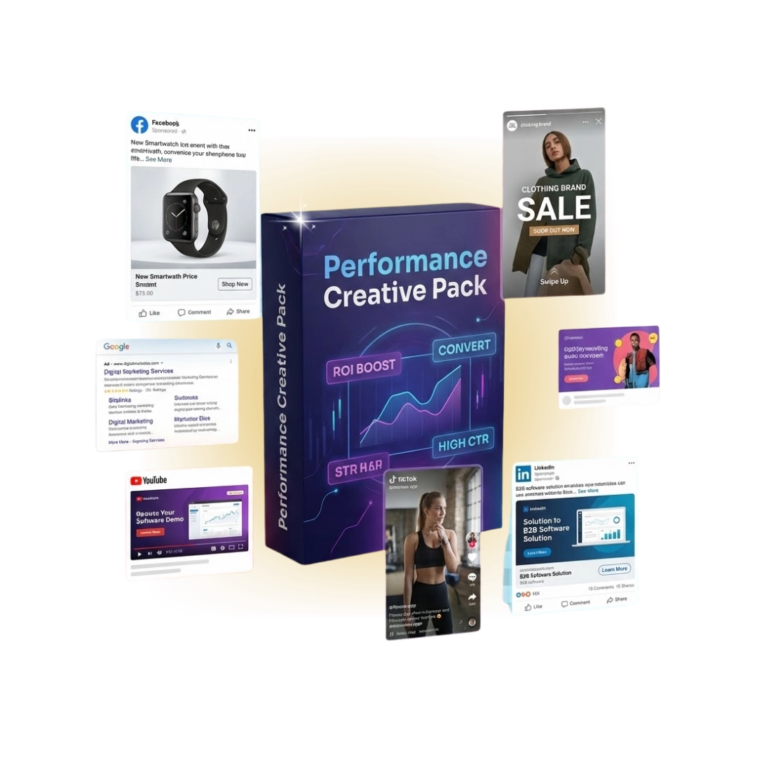 Pack de Creatividades Performance - Anuncios que traen mensajes