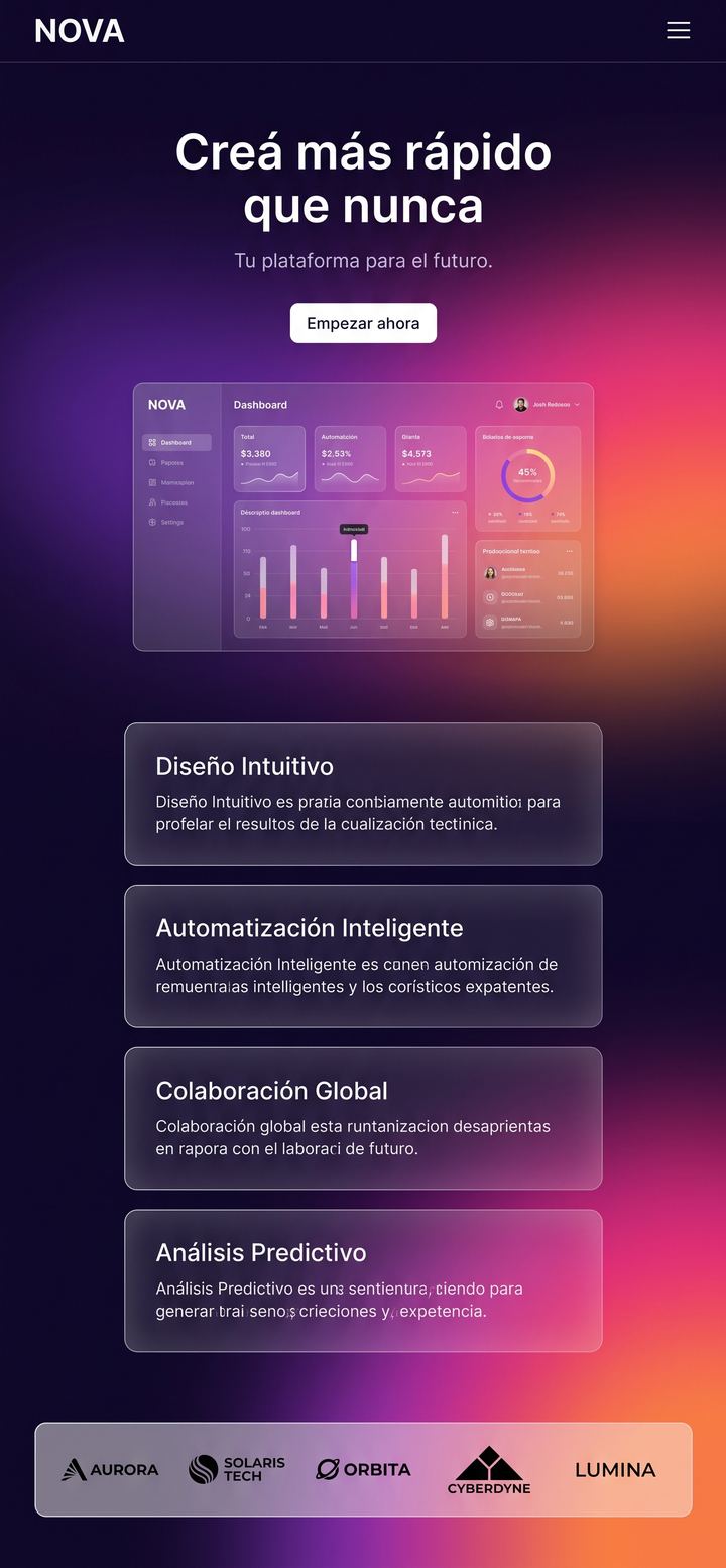 Un sitio visto en celular